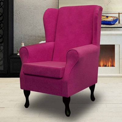 74cm Wide Tufted Wingback Chair