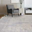 Tapis gris / ivoire noué à la main de haute qualité-70373429