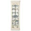 Delia Solid Wood Lighted Curio Cabinet-1383058755