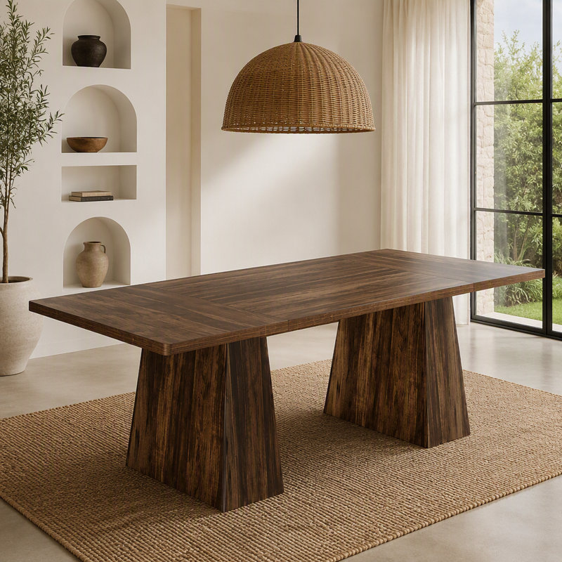 Dining Table, Dark Brown