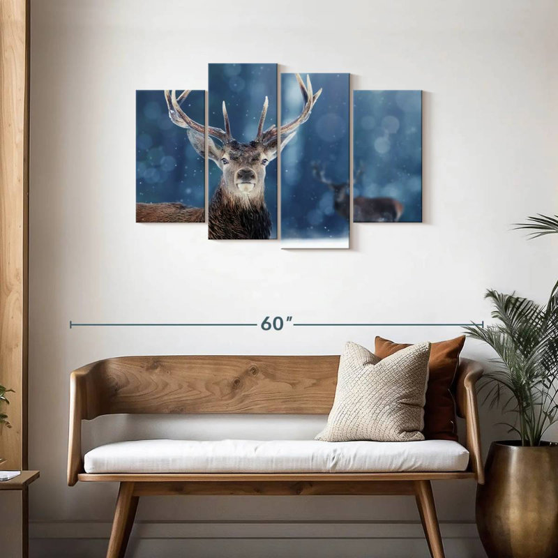 Brampt Male Noble Deer, 27"H x 43"W