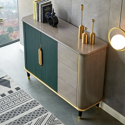 Vintage-style Multi-functional Accent Cabinet