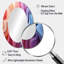Multicolore Op Art Illusory Profondeur I - Décoration murale ovale multicolore-1856449752