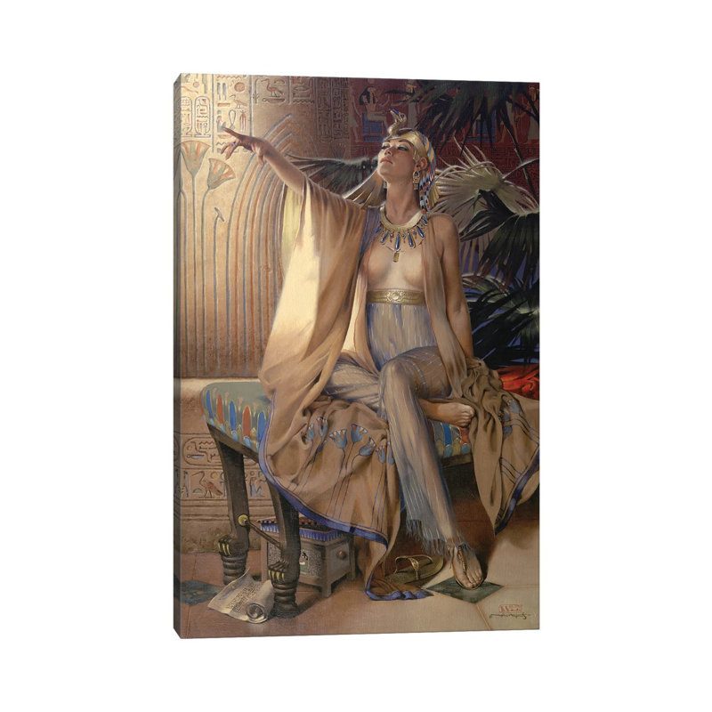 The Last Of The Pharaoh 1 Piece Wrapped Canvas Painting, 20.32 cm H x 30.48 cm W