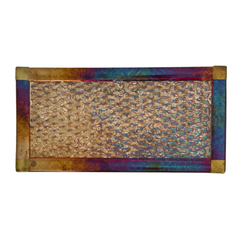 Metro Fusion Glass Decorative Tray
