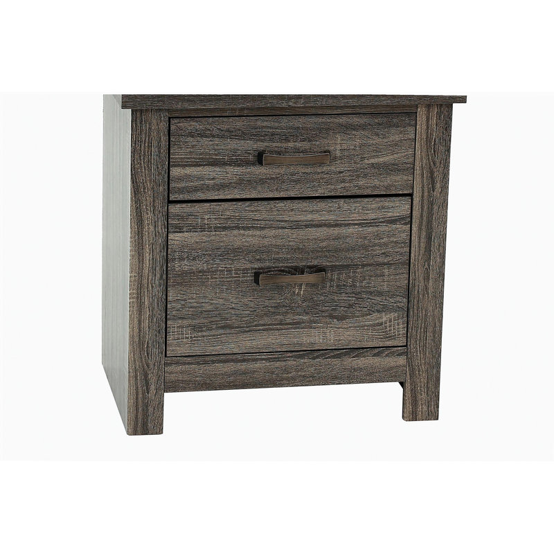 Table de chevet en bois naturel