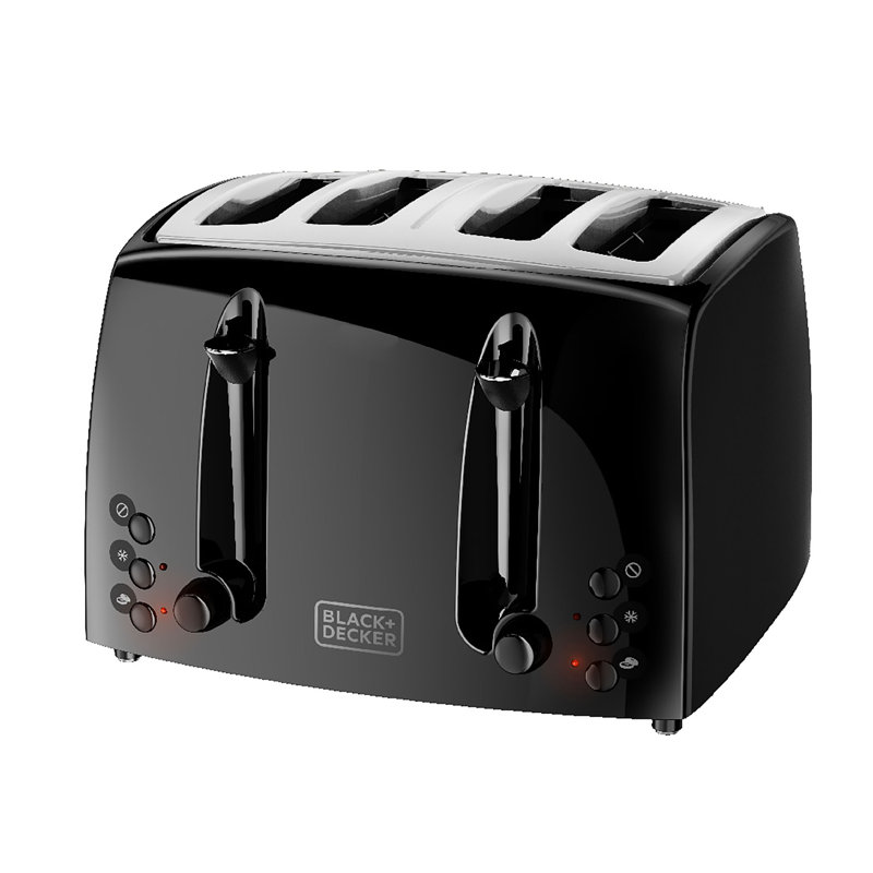 Black And Decker 4-Slice with Extra Wide Slots Toaster