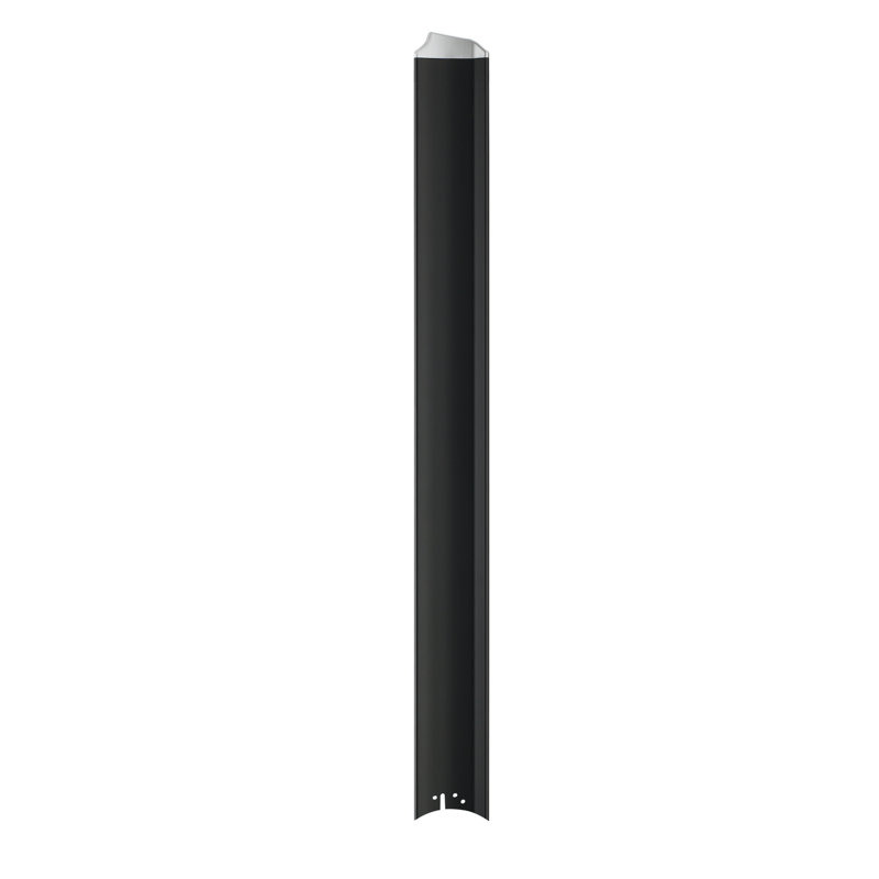 Ventilateur de plafond sur mesure Stellar - ensemble de 8, H 1,4 po x l 33,13 po x P 3,6 po, Noir avec ton argenté