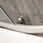 Porte de douche 36 po x 72 po, cabine de douche encadrée en chrome, 1/4 po (6 mm)