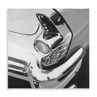 Beautiful Chrome Car Tablecloth | Indoor/Outdoor Home Decor