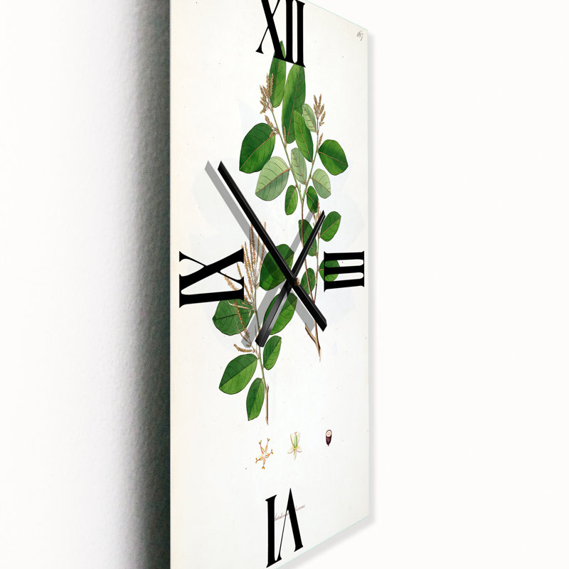 Horloge murale de ferme rétro Vintage Plant Life XIX, Petit