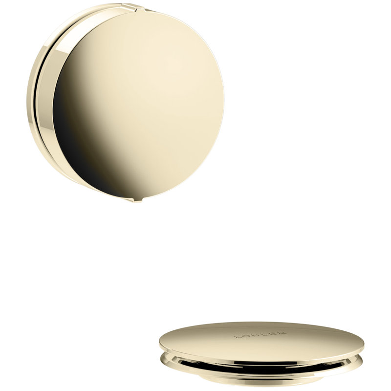 PureFlo Drain Stopper Tub Drain, Vibrant French Gold