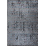 Rapture Geometric Cotton Dark Gray/Light Blue Area Rug