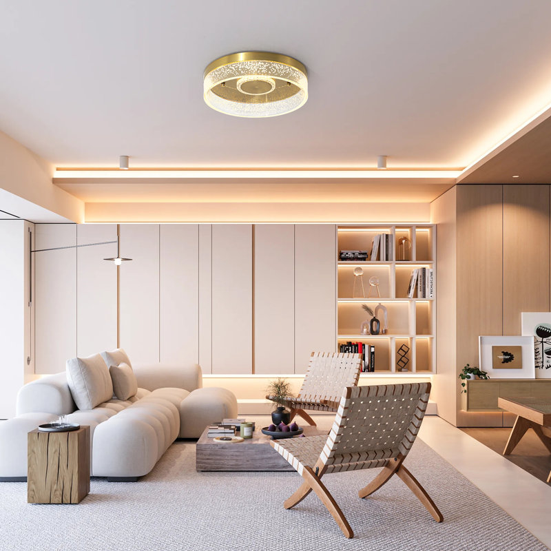 Flush Mount, Gold