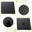 Douche de plafond de 10 pouces - Bronze huilé, bronze équilibré, facile à nettoyer-118765996