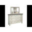 Commode à 6 tiroirs en pin massif l 62,5 po Wynnewood