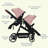 Lightweight Double Stroller for Infant & Toddler - Reversible Tandem Pushchair with Collapsible Bassinet - Adjustable Backrest & Canopy-125015371