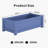 Rectangular Planter Box with Drainage Holes HDPE Garden Bed Poly Window Box,Waterproof, Weather Resistance-286347824