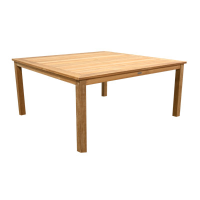 Newport 62" Square Teak Outdoor Dining Table