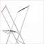 Laundry Drying Rack, 51" Tall Adjustable Folding, White | Metal &amp; Plastic