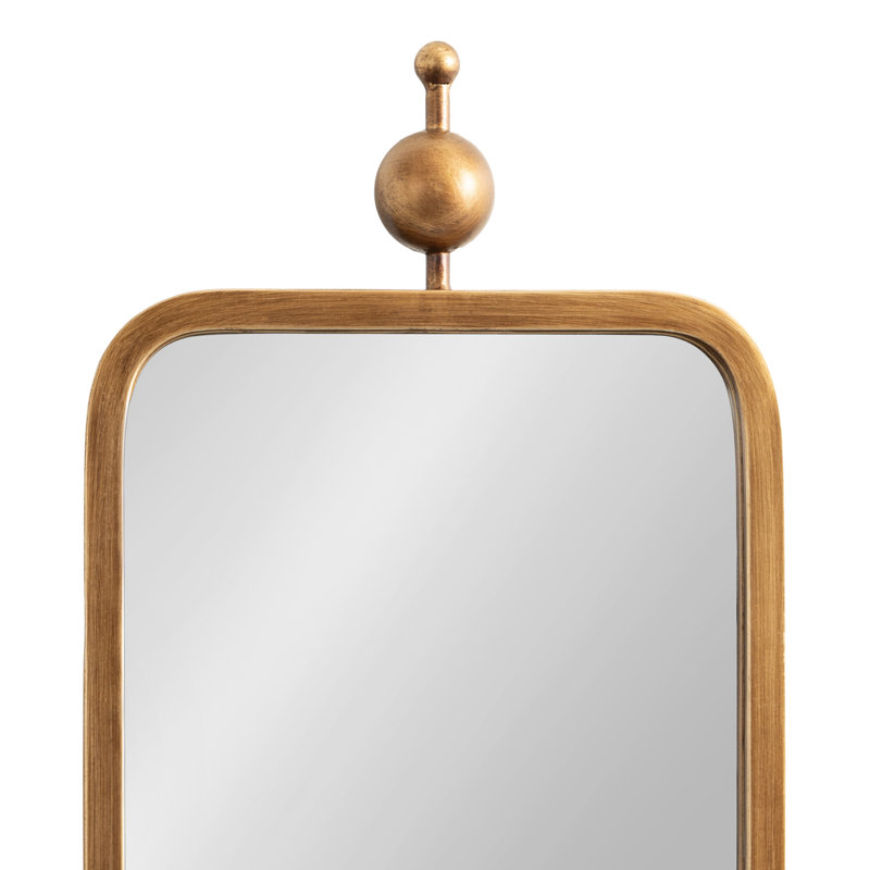 Miroir rectangulaire, Doré