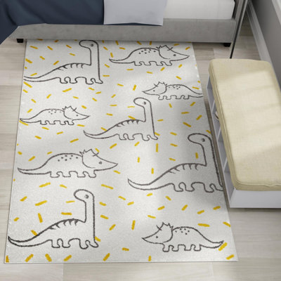 Tapis pour enfant Unique Loom Dinosaur Whimsy