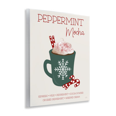 «Peppermint Moka Seasonal Drink», plaque murale par Natalie Carpentieri