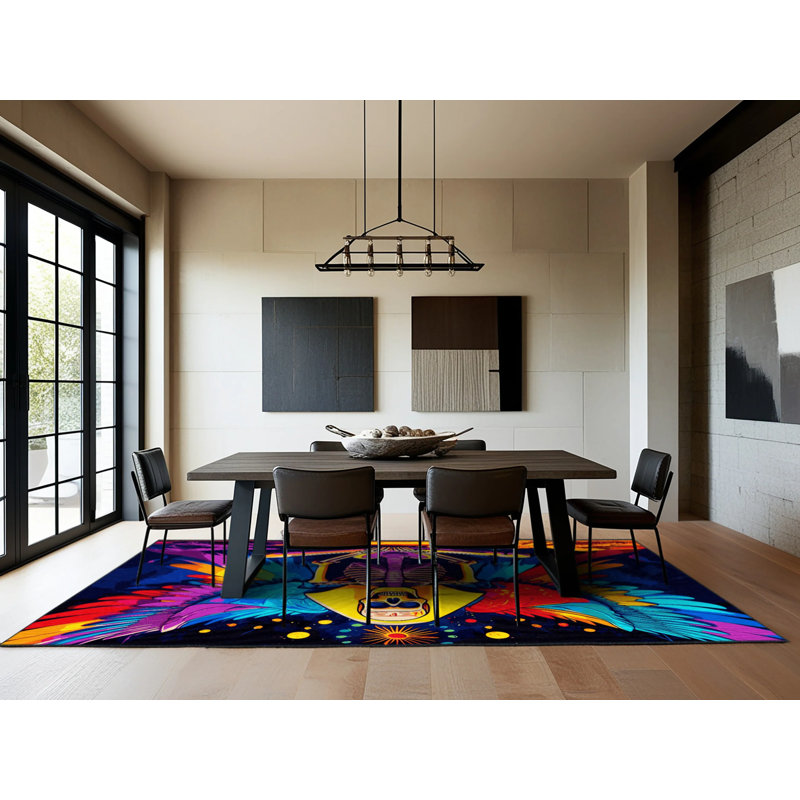 Stellar Surge Rug, Round 8'