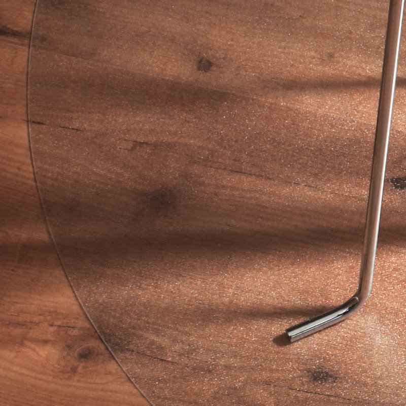 Low Pile Carpet Half-circle Chair Mat