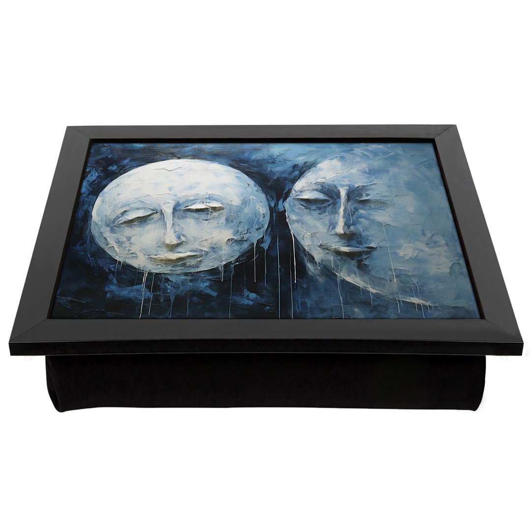 Moon Gestural No.2  Lap Tray with Cushion