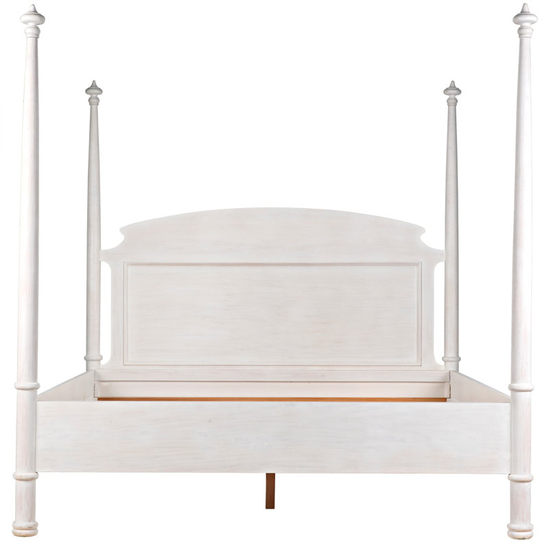 New Douglas Bed, White Washed, Eastern King