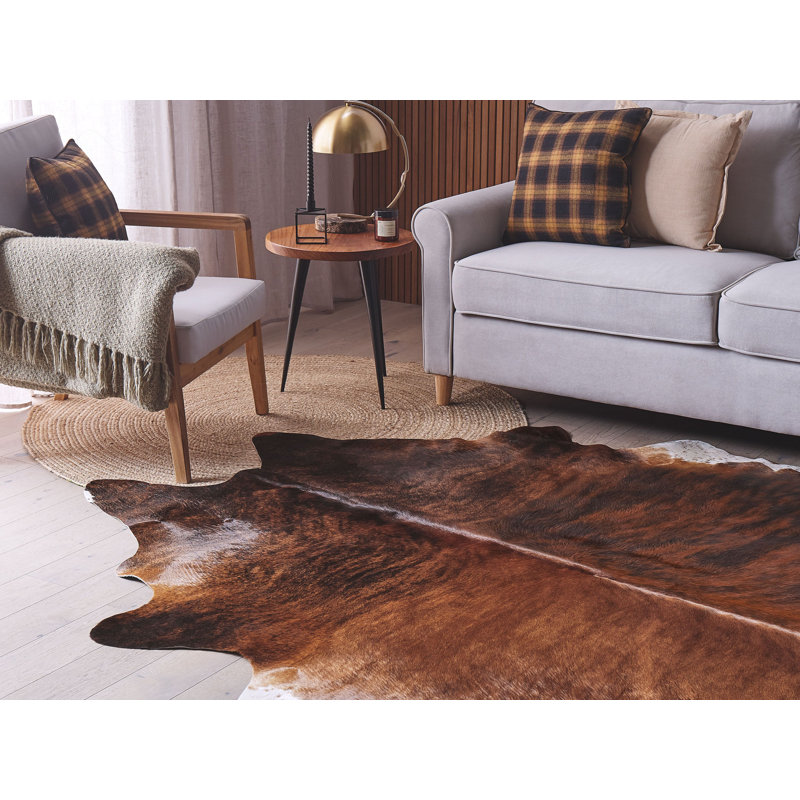 Staki Animal Print Cowhide 180cm X 190cm Area Rug