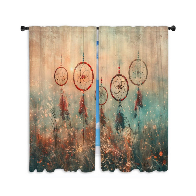 Paire de rideaux obscurcissant en polyester Farshad, L 40 po x L 63 po