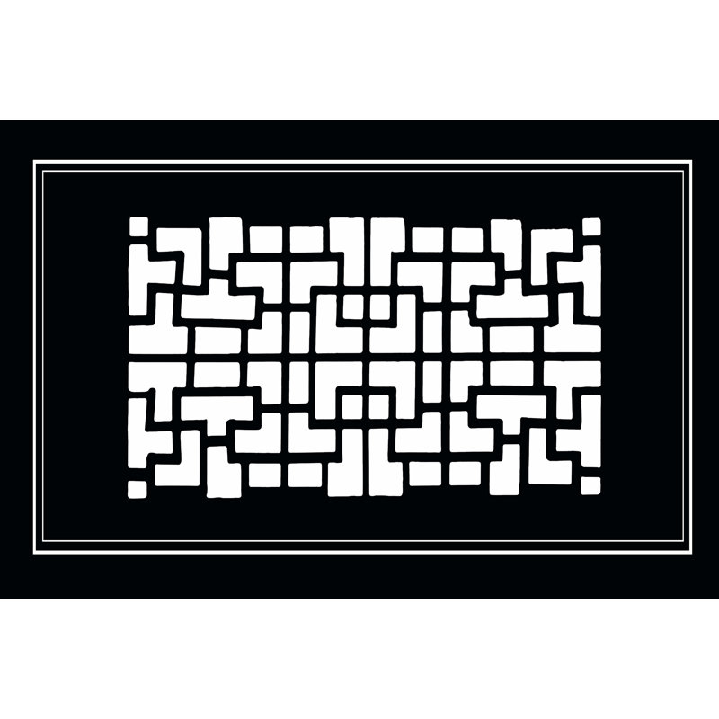 Shoji Screen In Ebony III by Vision Studio - Wrapped Canvas Print, 46cm H x 30cm W x 3.8cm D