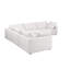 Canapé modulaire 5 pièces - Revêtement en tissu Belfast véritable