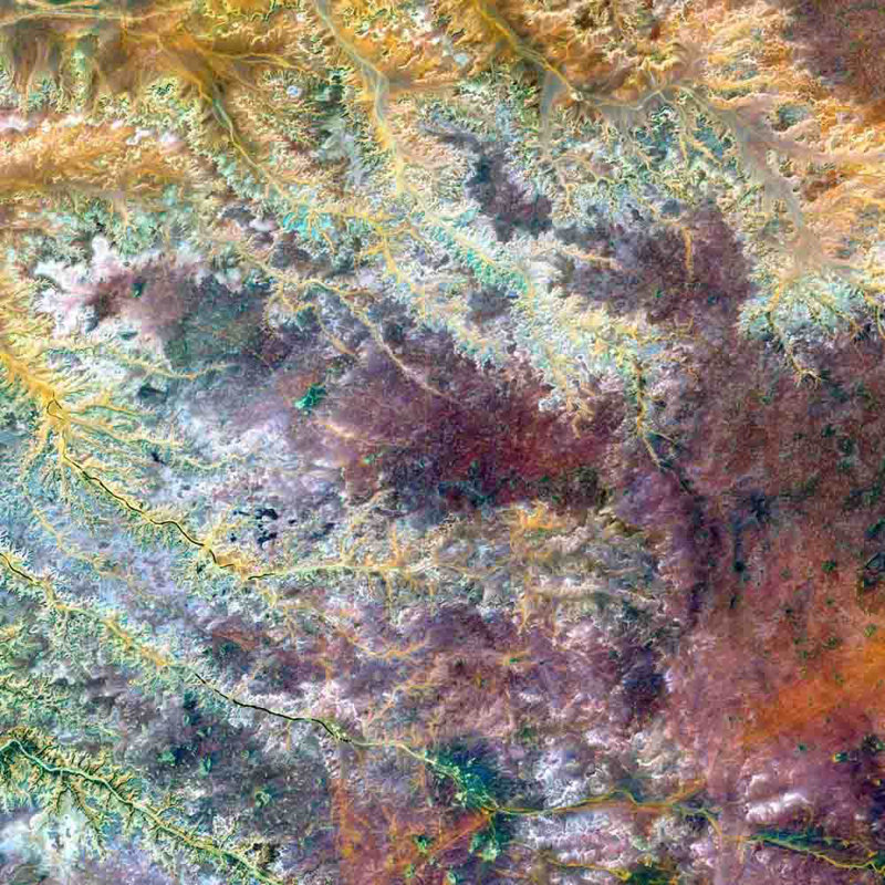 Adhésif décoratif Ghadamis, H 36 po x l 36 po