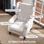 Wingback Accent Chair, Retro Upholstered Button Tufted Occasional Chair For Living Room And Bedroom,-636114343