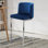 Tabouret de comptoir rembourré 26 po Bittencourt