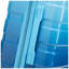 Ensemble de 3 valises à coque rigide en polycarbonate 3 pièces - Valises de 20 po, 24 po, 28 po en bleu marine et bleu clair