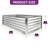 Galvanized Raised Garden Bed With Gloves-2022981674-2022981672