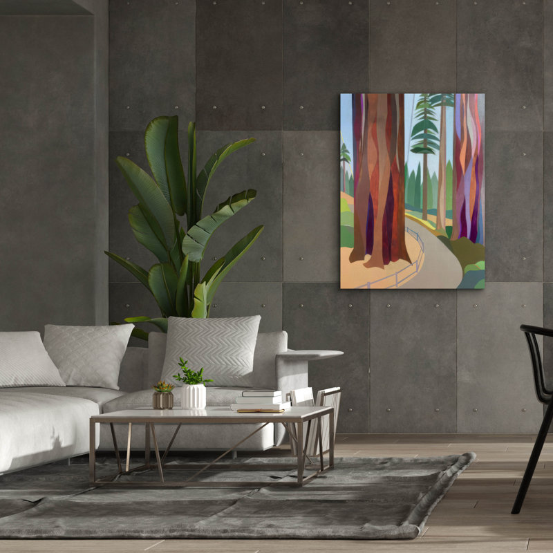  «Farewell Sequoia» par Melba Browne, art mural sur toile, 40 po x 54 po