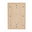 Meuble-lavabo blanc de 48 po, fixation murale, portes à fermeture douce, 2 tablettes de rangement, superbe look avec lavabo, charnières de porte montées, petit style attrayant