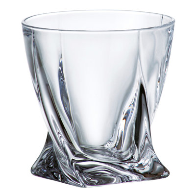 Crystalline 12 oz. Crystal Whiskey Glass Set