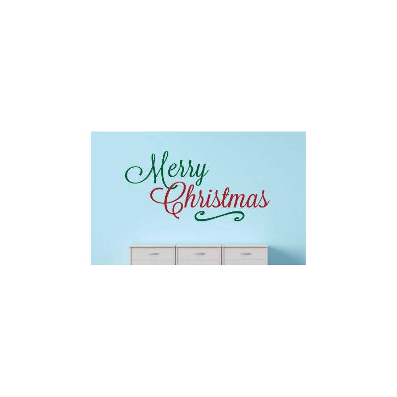 Décalcomanie murale joyeux de noël