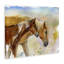 Art sauvage sur toile, "Chevaux sauvages" par John Keeling-1705371605