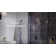 Modern Raincan Square Single-Function Shower Faucet Set, Valve Trim Kit, Rainfall Shower Head