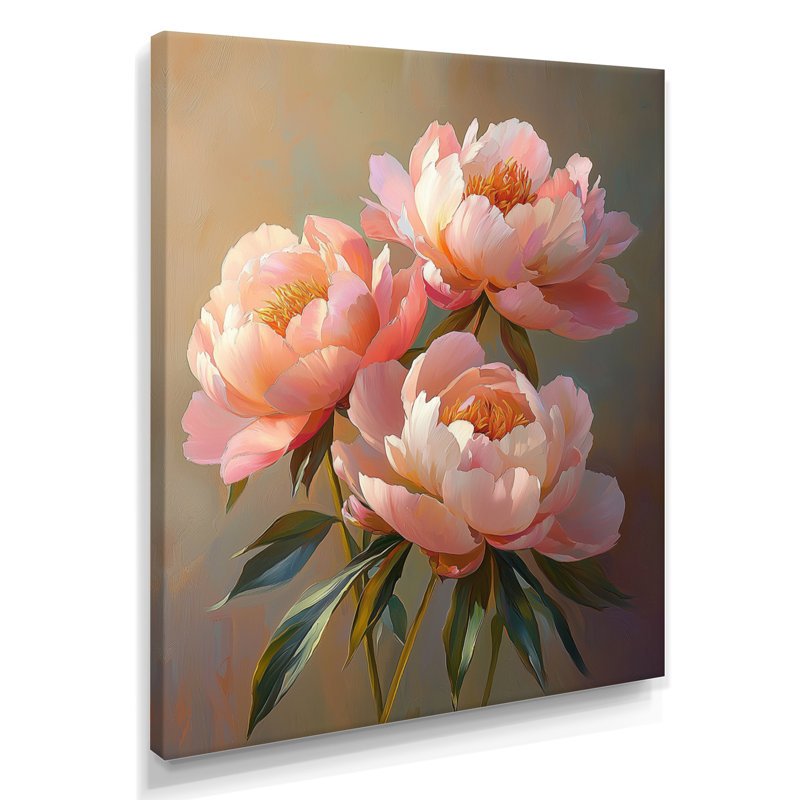 Haubrich - Floral Wall Art Prints, H 20 po x l 12 po, Toile tendue, Ne s'applique pas