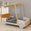 Lit voiture ludique avec coussin inclus-969617294