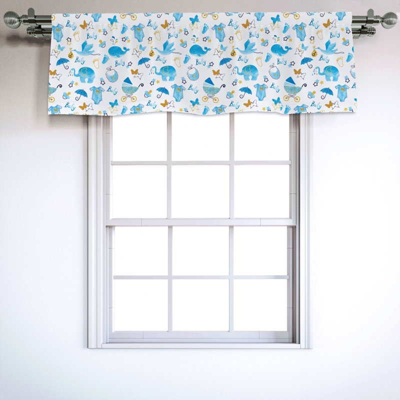 Sateen Ruffled Window Valance