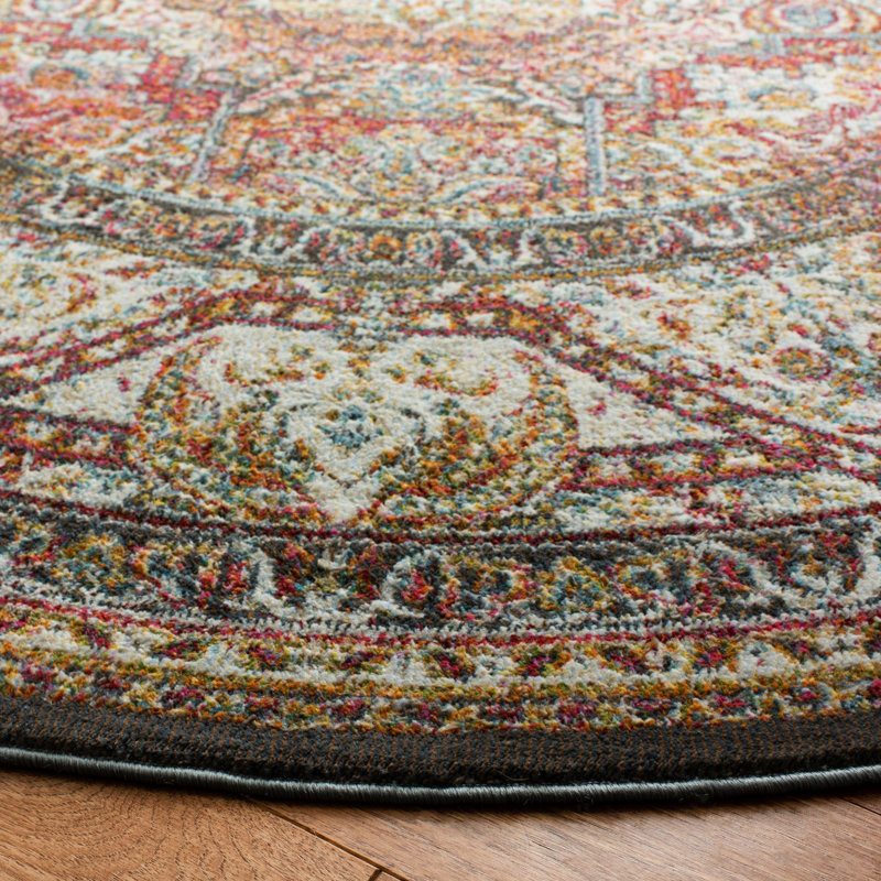 Marques Performance Chevron Rug, Round 6'7"